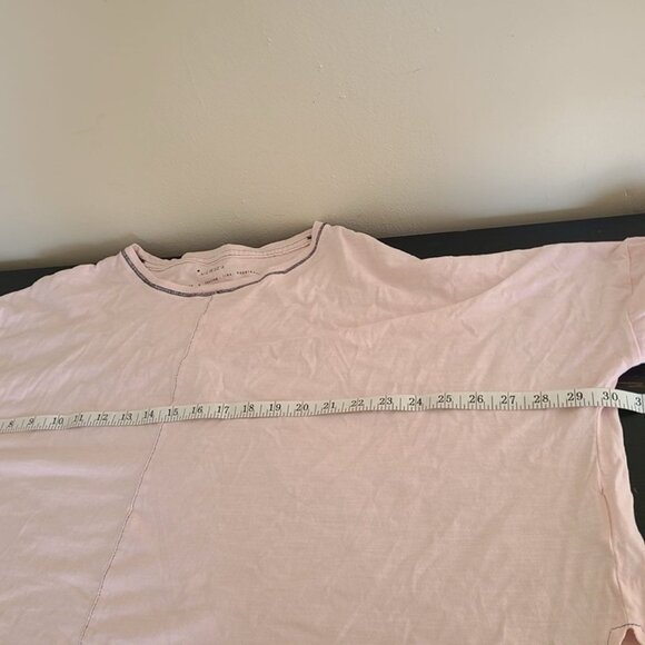 Mersea Women’s Oversized Cotton Shirt Pink One Size Long Sleeve - Picture 8 of 9